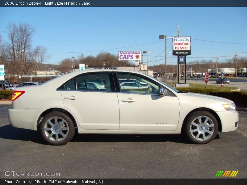 Light Sage Metallic / Sand 2006 Lincoln Zephyr