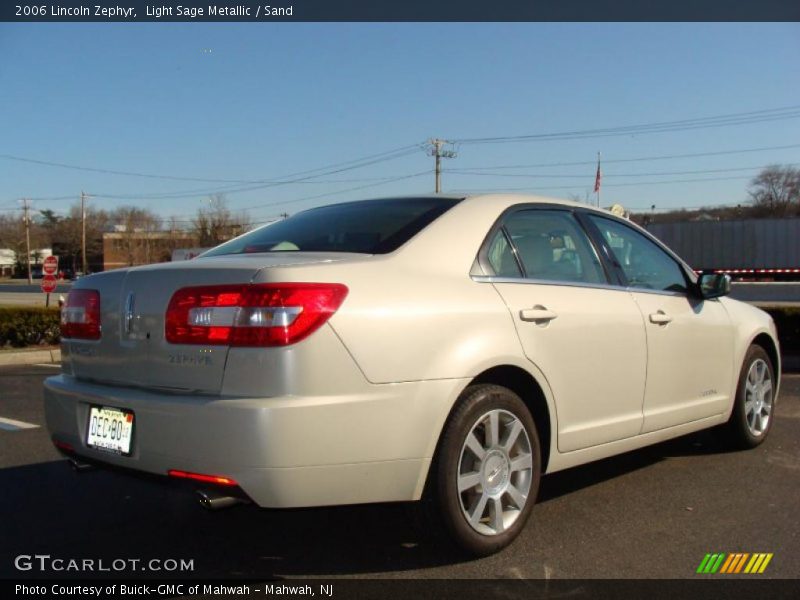 Light Sage Metallic / Sand 2006 Lincoln Zephyr