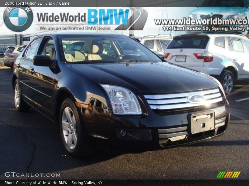 Black / Camel 2006 Ford Fusion SE
