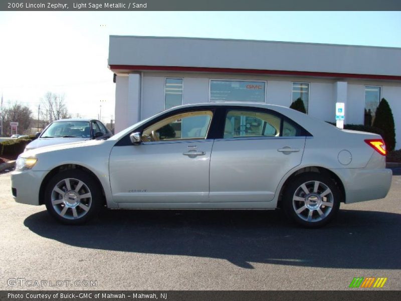 Light Sage Metallic / Sand 2006 Lincoln Zephyr