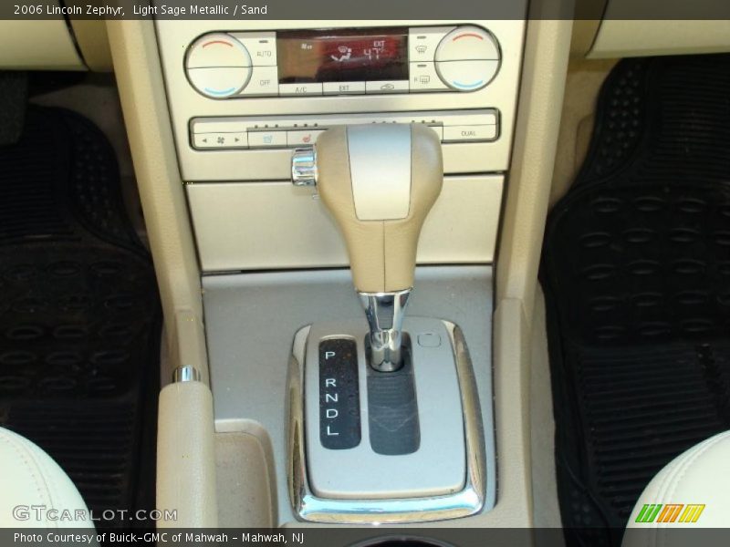 Light Sage Metallic / Sand 2006 Lincoln Zephyr