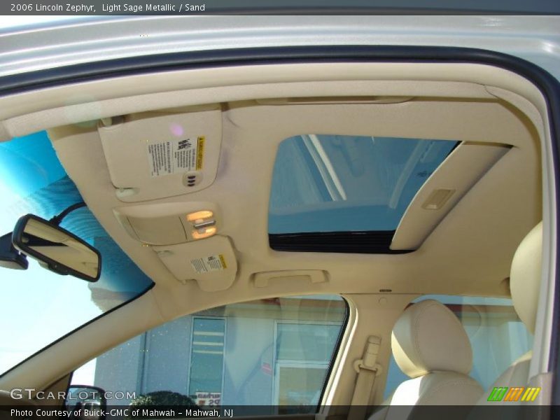 Light Sage Metallic / Sand 2006 Lincoln Zephyr