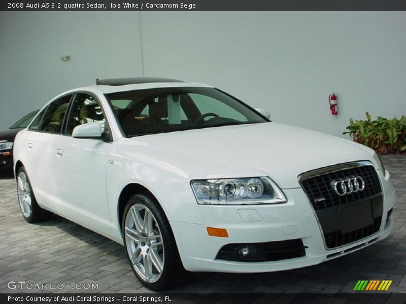 Ibis White / Cardamom Beige 2008 Audi A6 3.2 quattro Sedan