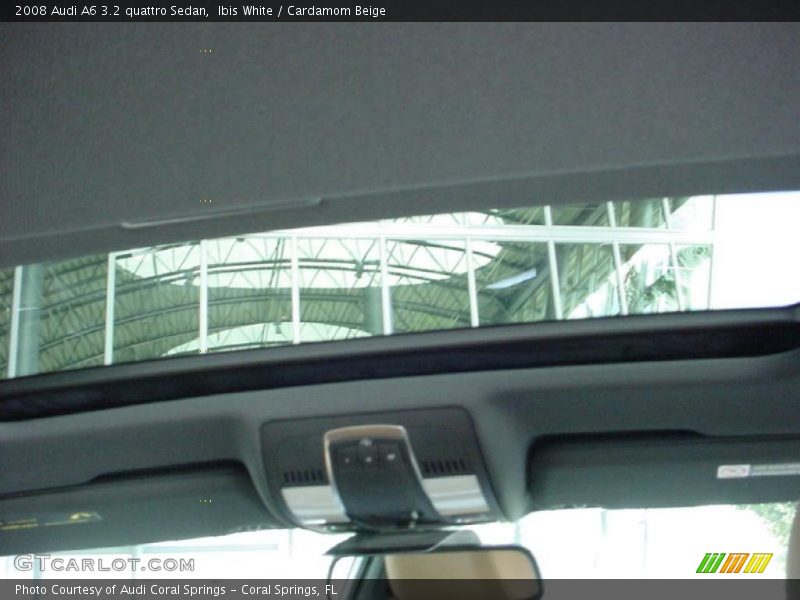 Ibis White / Cardamom Beige 2008 Audi A6 3.2 quattro Sedan