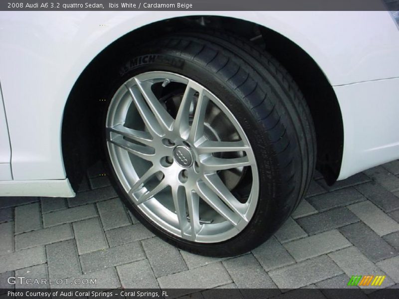 Ibis White / Cardamom Beige 2008 Audi A6 3.2 quattro Sedan
