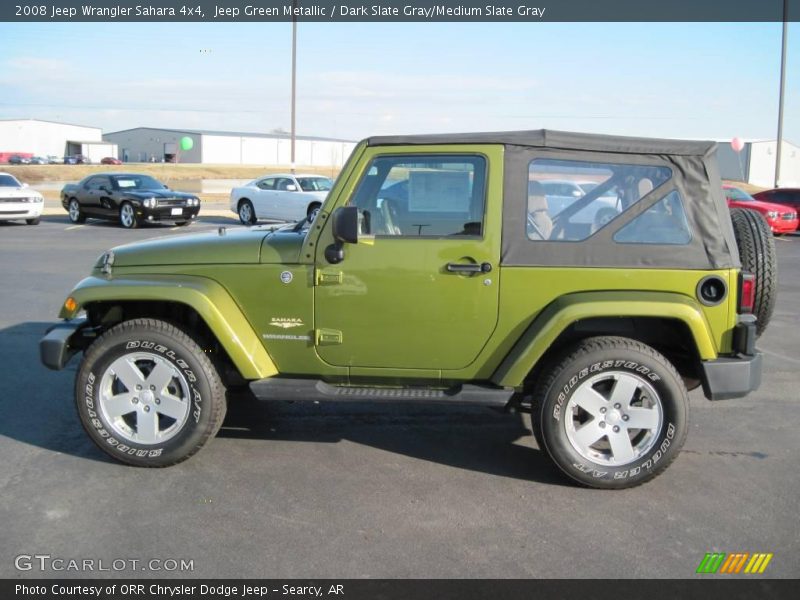 Jeep Green Metallic / Dark Slate Gray/Medium Slate Gray 2008 Jeep Wrangler Sahara 4x4