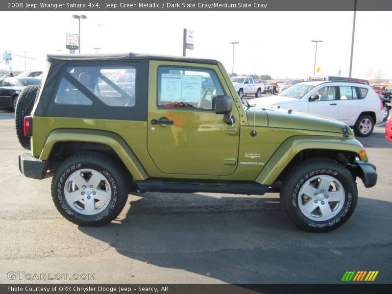Jeep Green Metallic / Dark Slate Gray/Medium Slate Gray 2008 Jeep Wrangler Sahara 4x4