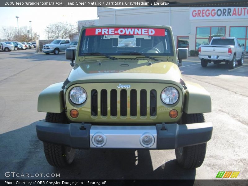 Jeep Green Metallic / Dark Slate Gray/Medium Slate Gray 2008 Jeep Wrangler Sahara 4x4