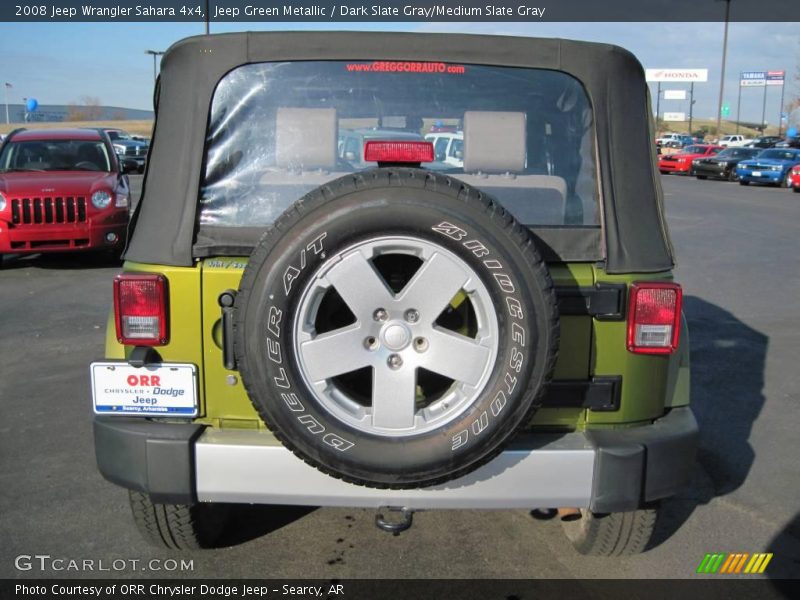 Jeep Green Metallic / Dark Slate Gray/Medium Slate Gray 2008 Jeep Wrangler Sahara 4x4
