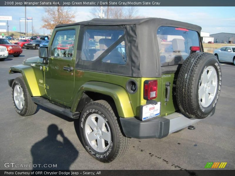 Jeep Green Metallic / Dark Slate Gray/Medium Slate Gray 2008 Jeep Wrangler Sahara 4x4