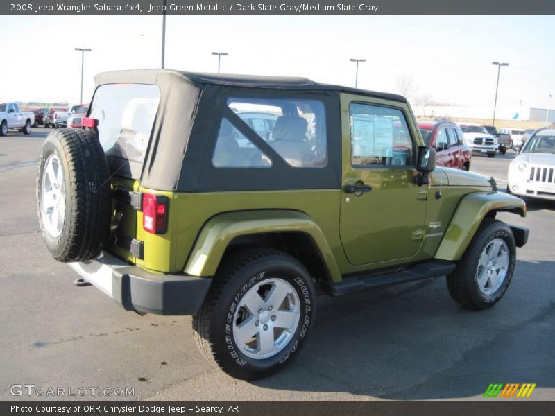 Jeep Green Metallic / Dark Slate Gray/Medium Slate Gray 2008 Jeep Wrangler Sahara 4x4