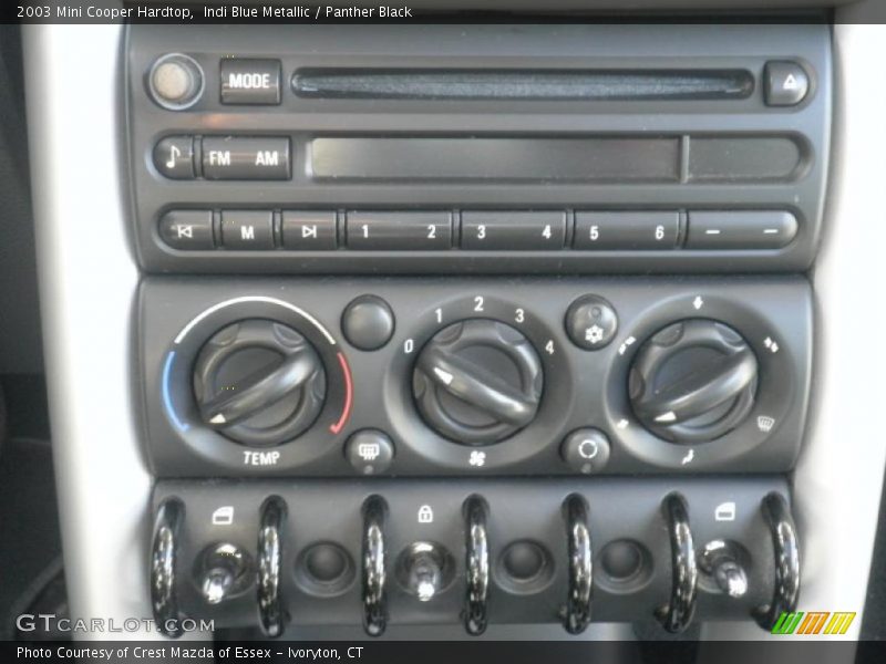 Indi Blue Metallic / Panther Black 2003 Mini Cooper Hardtop