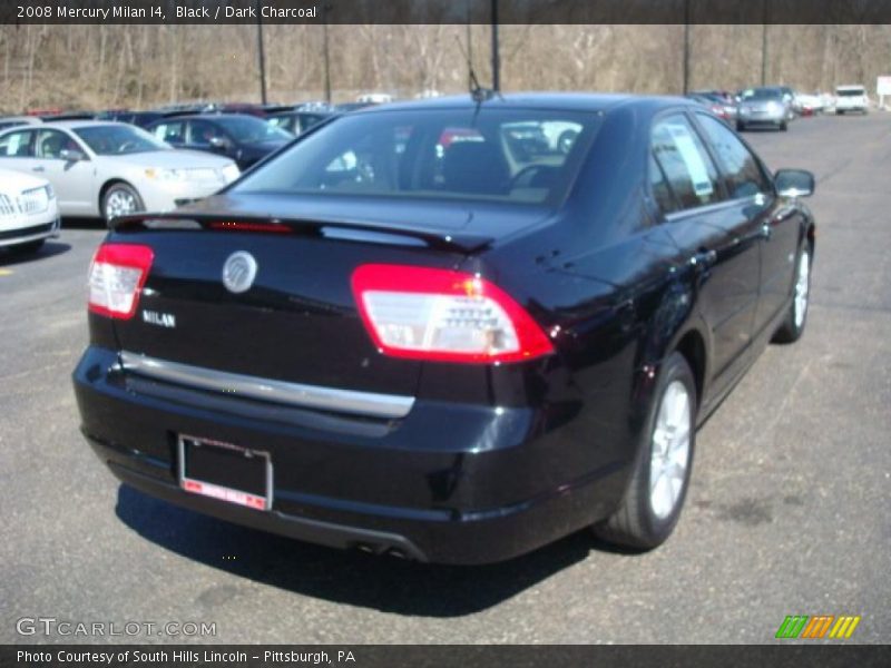 Black / Dark Charcoal 2008 Mercury Milan I4