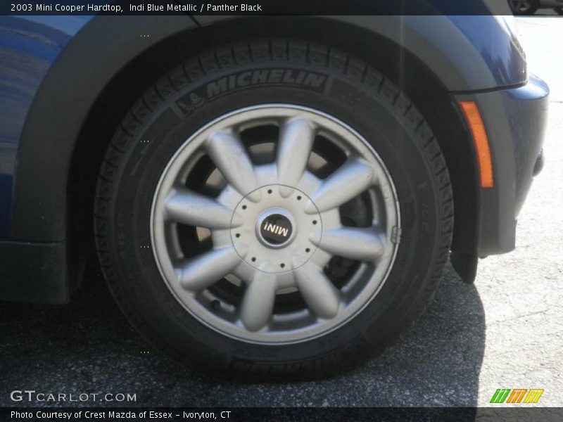 Indi Blue Metallic / Panther Black 2003 Mini Cooper Hardtop