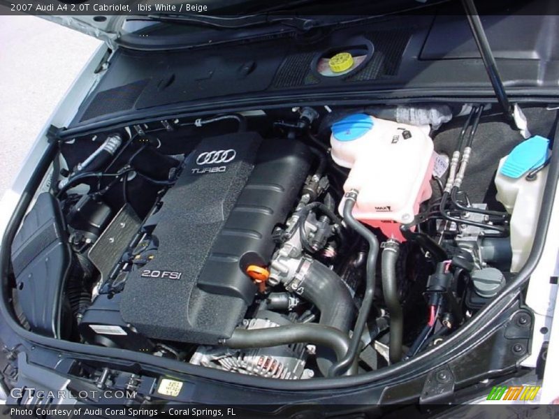Ibis White / Beige 2007 Audi A4 2.0T Cabriolet