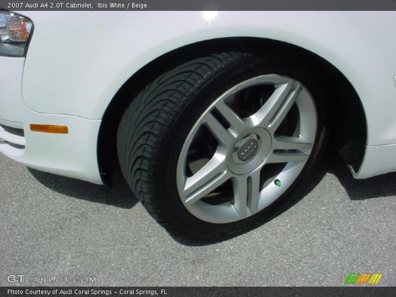 Ibis White / Beige 2007 Audi A4 2.0T Cabriolet