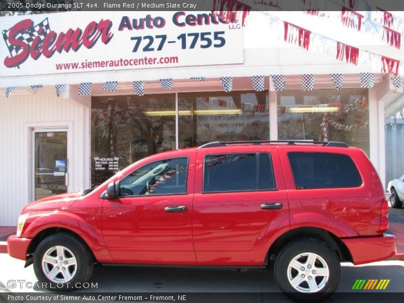 Flame Red / Medium Slate Gray 2005 Dodge Durango SLT 4x4