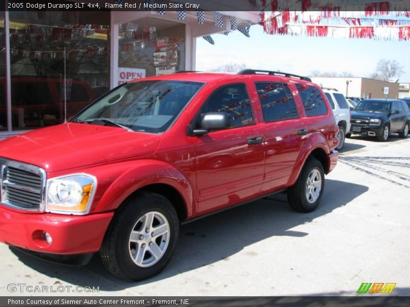 Flame Red / Medium Slate Gray 2005 Dodge Durango SLT 4x4
