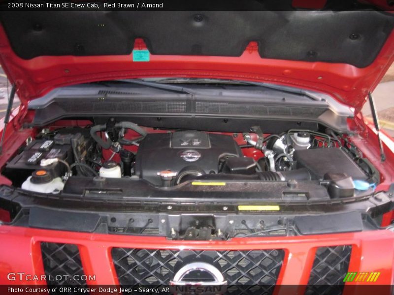 Red Brawn / Almond 2008 Nissan Titan SE Crew Cab