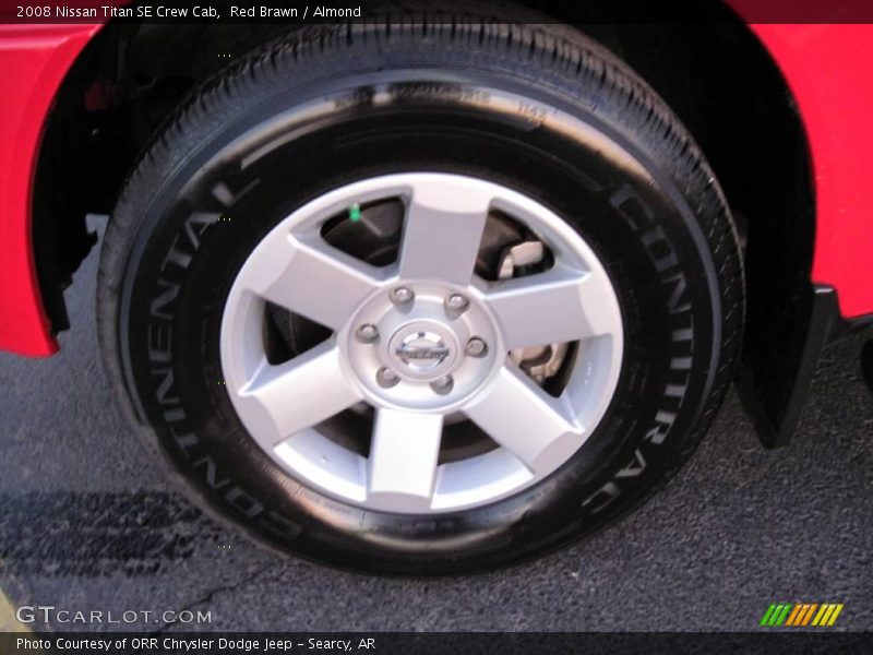 Red Brawn / Almond 2008 Nissan Titan SE Crew Cab