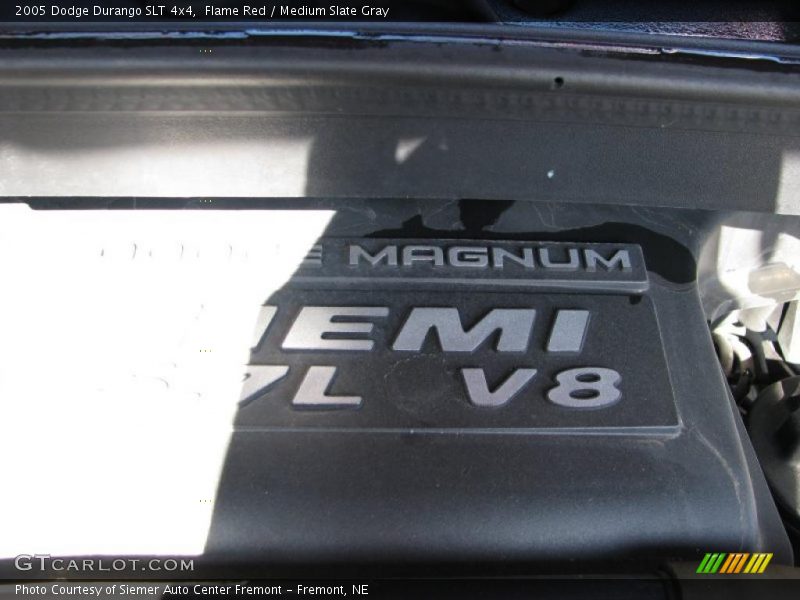 Flame Red / Medium Slate Gray 2005 Dodge Durango SLT 4x4