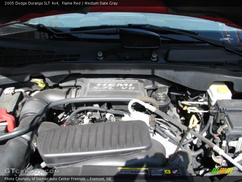 Flame Red / Medium Slate Gray 2005 Dodge Durango SLT 4x4