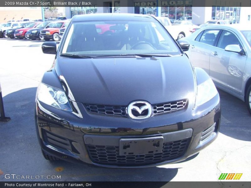 Brilliant Black / Black 2009 Mazda CX-7 Sport