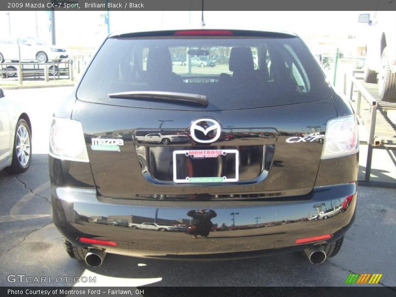 Brilliant Black / Black 2009 Mazda CX-7 Sport