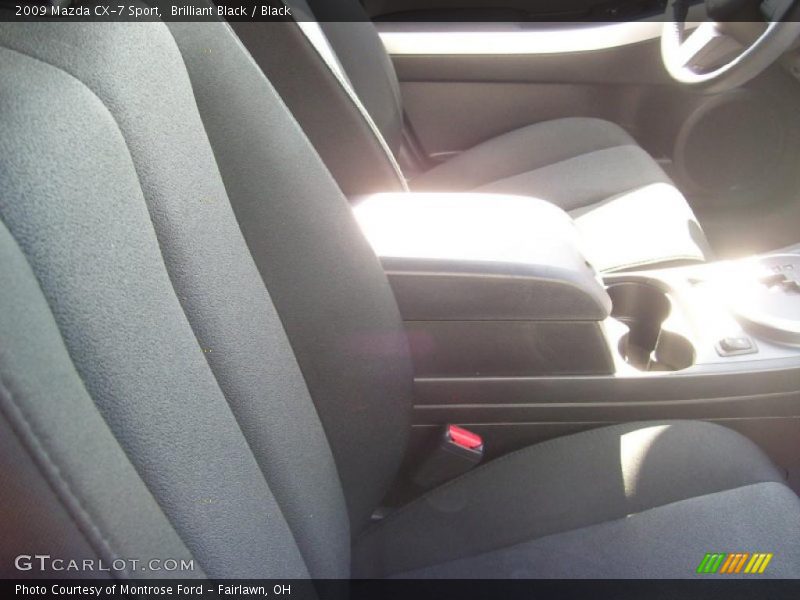 Brilliant Black / Black 2009 Mazda CX-7 Sport