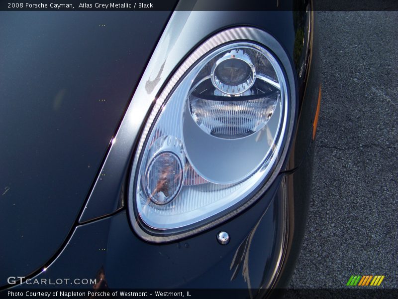Atlas Grey Metallic / Black 2008 Porsche Cayman