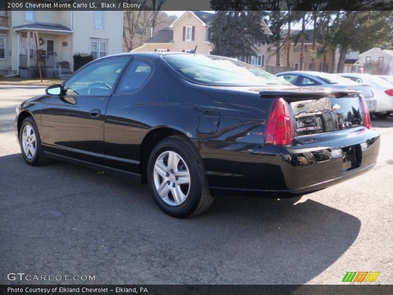 Black / Ebony 2006 Chevrolet Monte Carlo LS