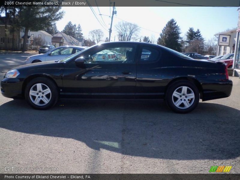 Black / Ebony 2006 Chevrolet Monte Carlo LS
