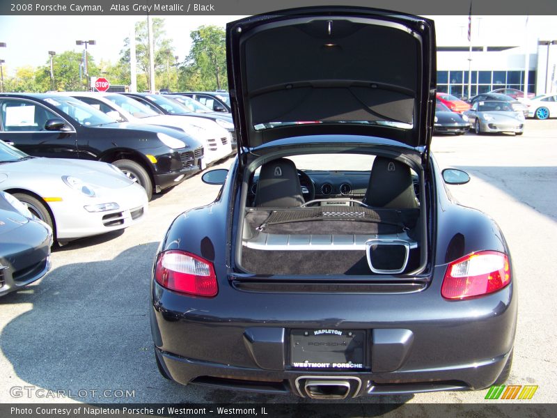 Atlas Grey Metallic / Black 2008 Porsche Cayman