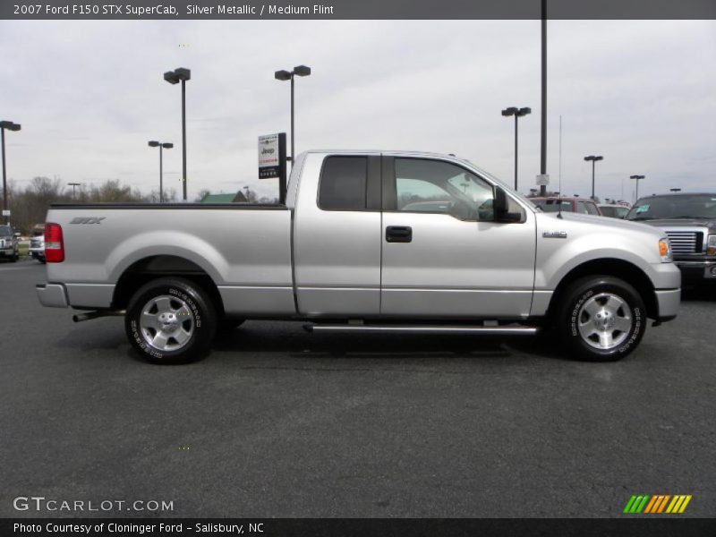 Silver Metallic / Medium Flint 2007 Ford F150 STX SuperCab