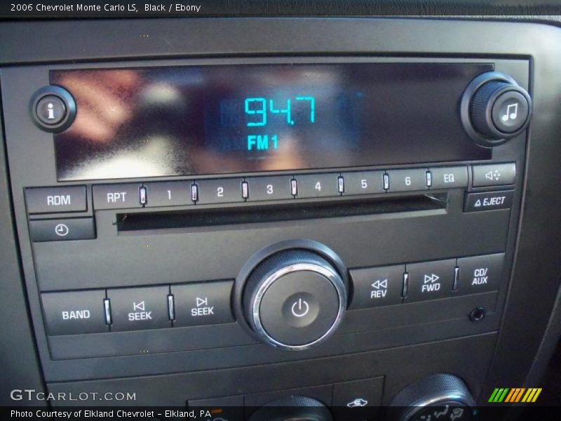 Black / Ebony 2006 Chevrolet Monte Carlo LS