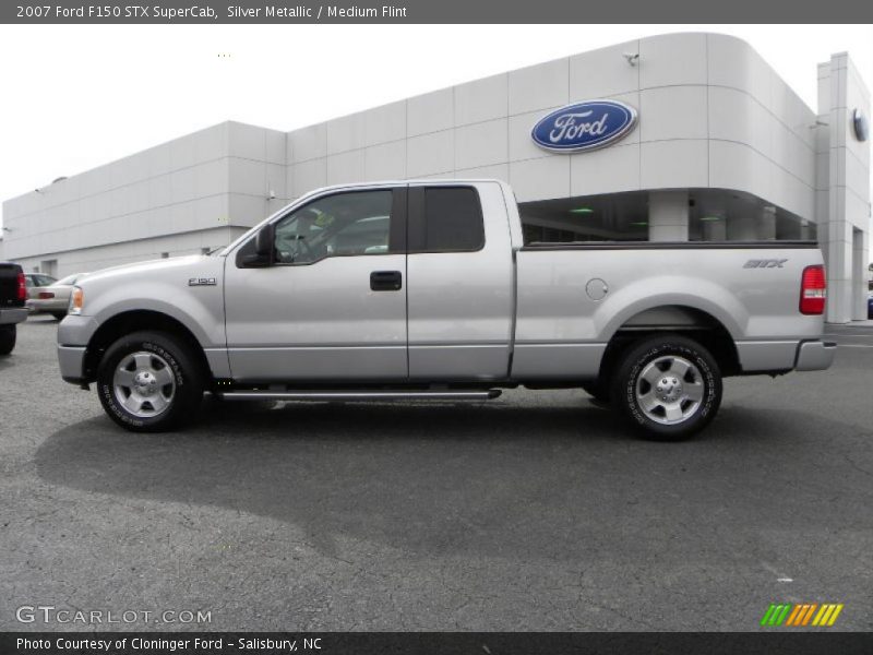 Silver Metallic / Medium Flint 2007 Ford F150 STX SuperCab