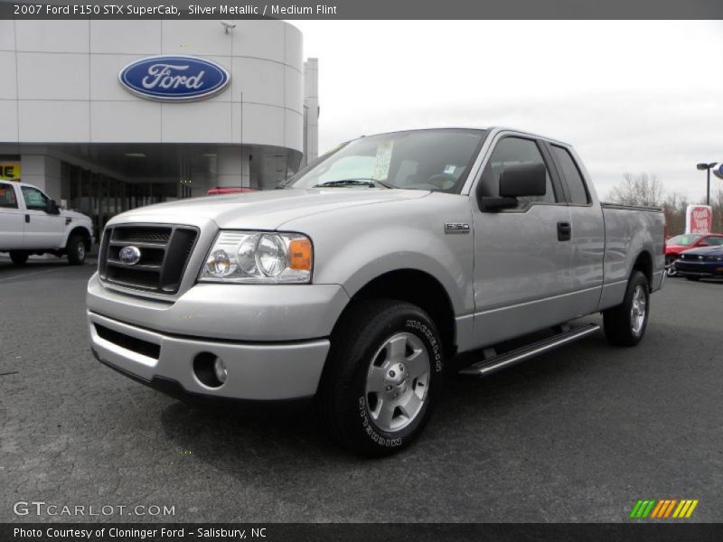 Silver Metallic / Medium Flint 2007 Ford F150 STX SuperCab