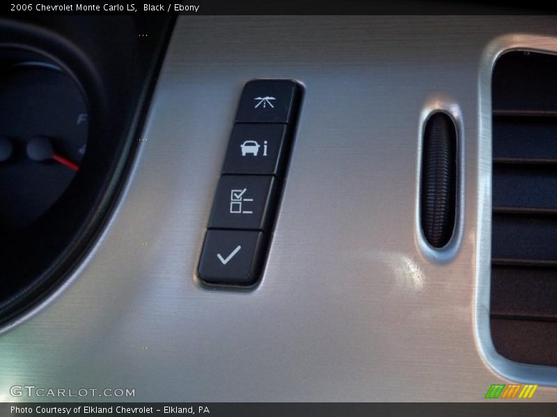Black / Ebony 2006 Chevrolet Monte Carlo LS