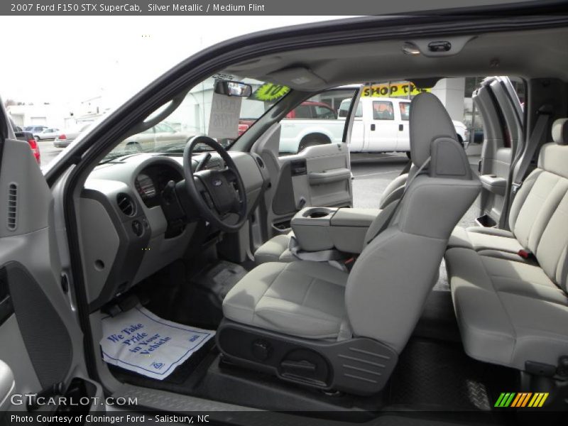 Silver Metallic / Medium Flint 2007 Ford F150 STX SuperCab
