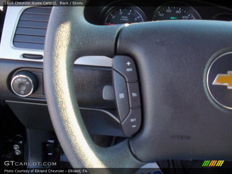 Black / Ebony 2006 Chevrolet Monte Carlo LS