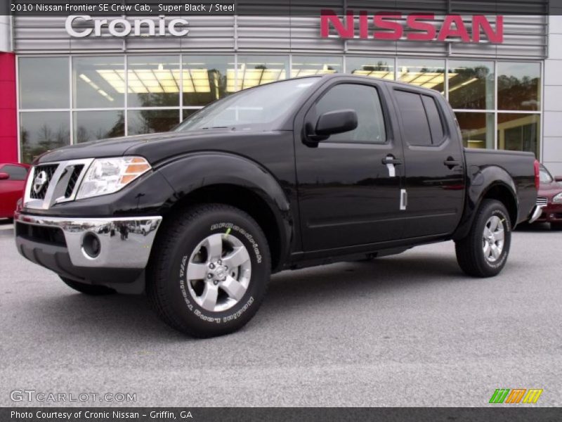 Super Black / Steel 2010 Nissan Frontier SE Crew Cab