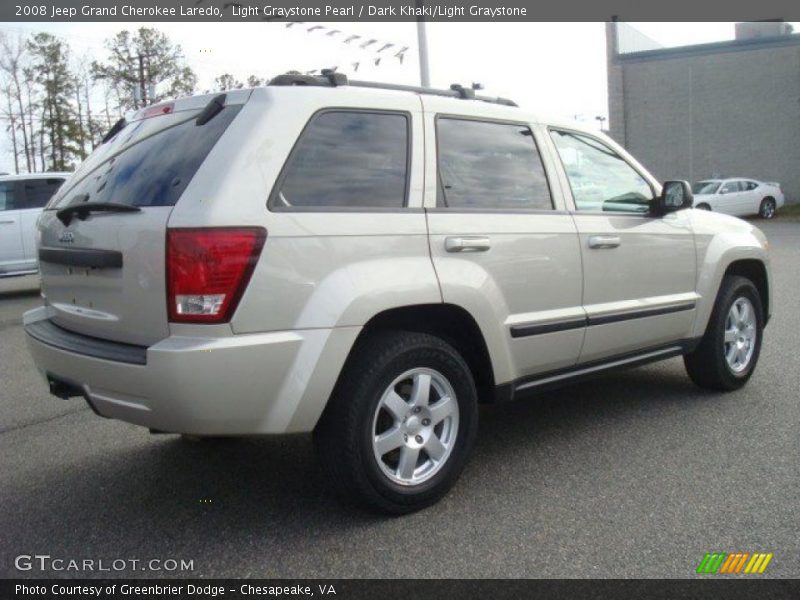 Light Graystone Pearl / Dark Khaki/Light Graystone 2008 Jeep Grand Cherokee Laredo