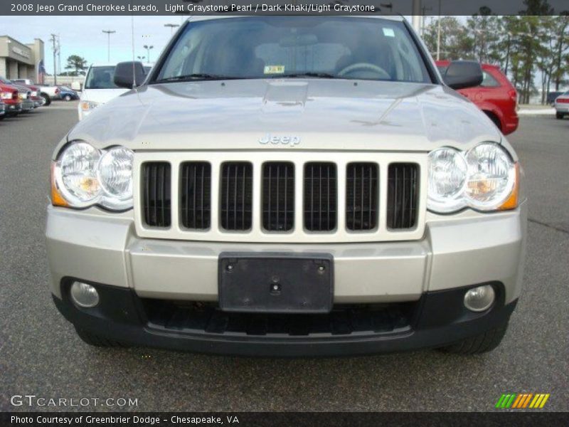 Light Graystone Pearl / Dark Khaki/Light Graystone 2008 Jeep Grand Cherokee Laredo