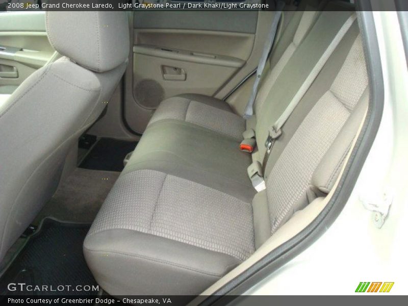 Light Graystone Pearl / Dark Khaki/Light Graystone 2008 Jeep Grand Cherokee Laredo