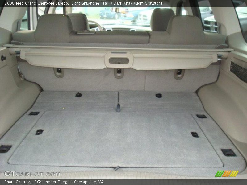 Light Graystone Pearl / Dark Khaki/Light Graystone 2008 Jeep Grand Cherokee Laredo