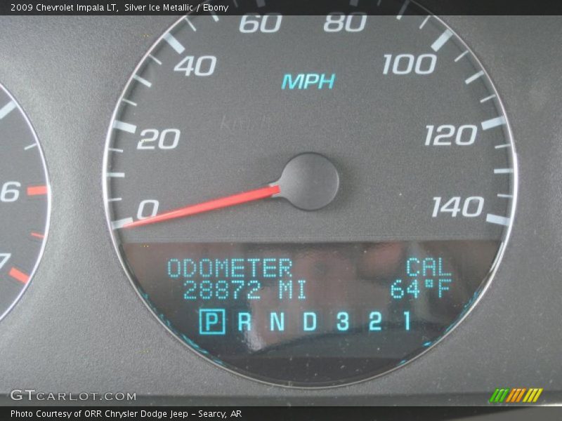 Silver Ice Metallic / Ebony 2009 Chevrolet Impala LT