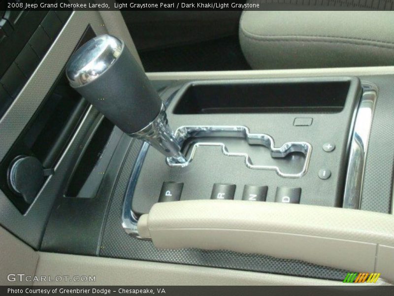 Light Graystone Pearl / Dark Khaki/Light Graystone 2008 Jeep Grand Cherokee Laredo