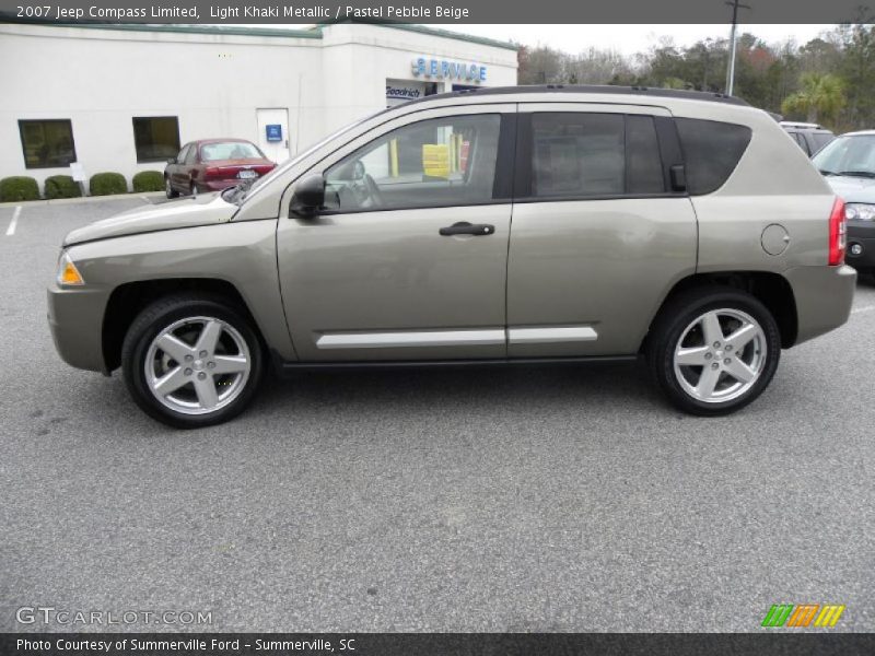 Light Khaki Metallic / Pastel Pebble Beige 2007 Jeep Compass Limited