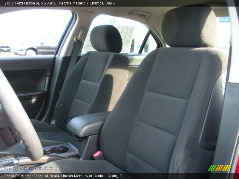 Redfire Metallic / Charcoal Black 2007 Ford Fusion SE V6 AWD