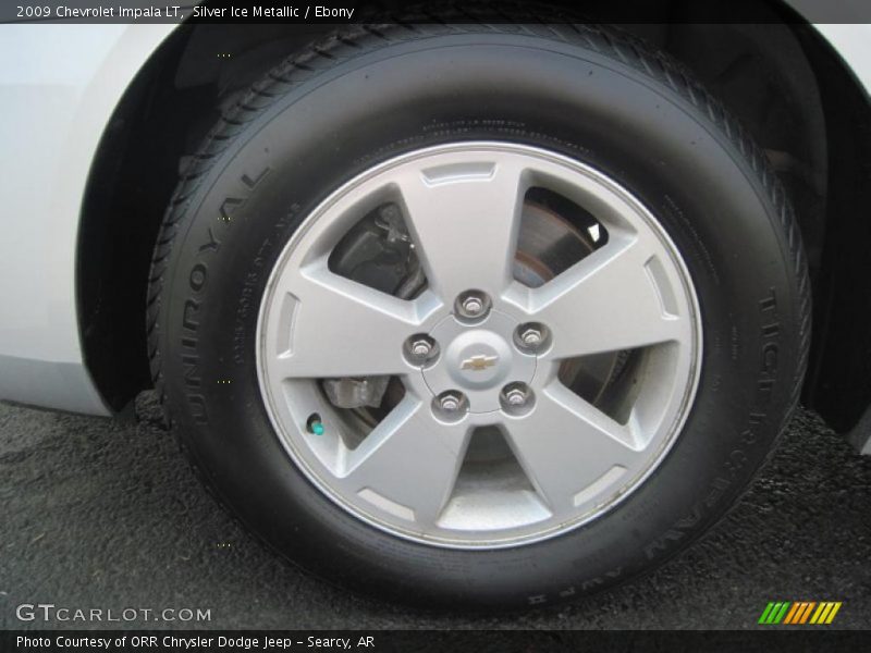 Silver Ice Metallic / Ebony 2009 Chevrolet Impala LT